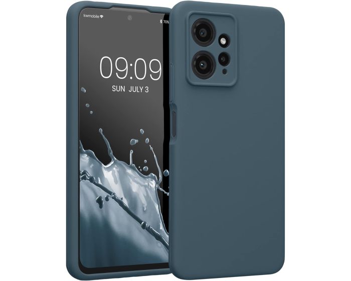 KWmobile Hard Rubber Case Θήκη Σιλικόνης (61180.202) Dark Slate (Xiaomi Redmi Note 12 4G)