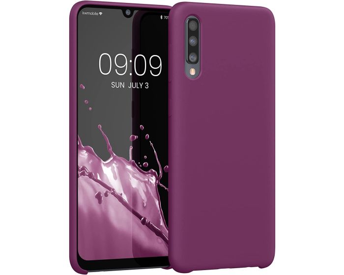 KWmobile Hard Rubber Case Θήκη Σιλικόνης (48715.187) Bordeaux Violet (Samsung Galaxy A50 / A30s)