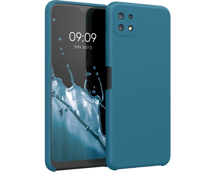 KWmobile Hard Rubber Case Θήκη Σιλικόνης (55489.57) Teal Matte (Samsung Galaxy A22 5G)