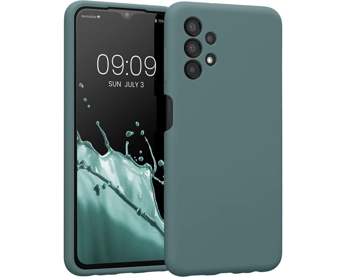 KWmobile Hard Rubber Case Θήκη Σιλικόνης (57832.171) Blue Green (Samsung Galaxy A13 4G)