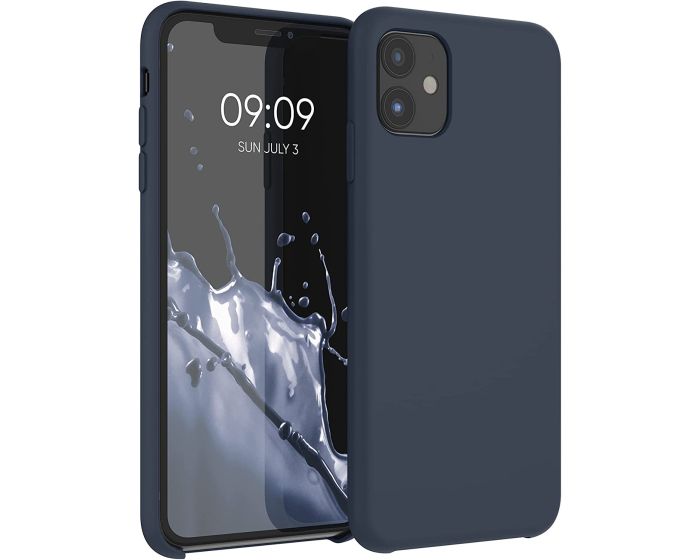 KWmobile Hard Rubber Case Θήκη Σιλικόνης (49724.186) Blueberry (iPhone 11)