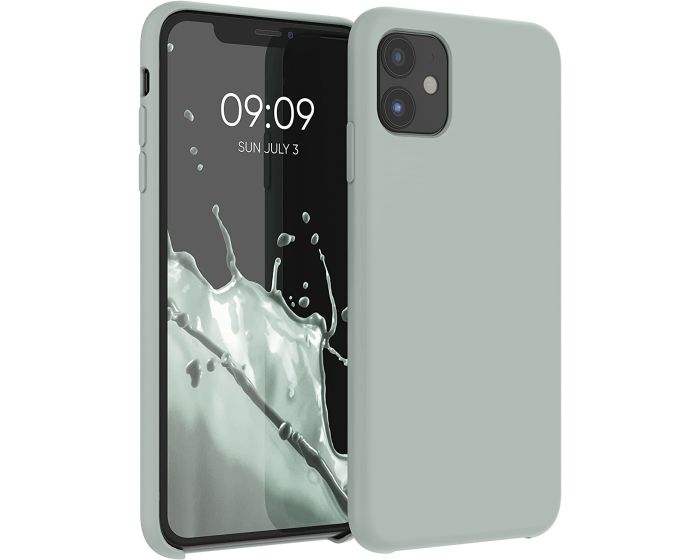 KWmobile Hard Rubber Case Θήκη Σιλικόνης (49724.172) Gray Green (iPhone 11)