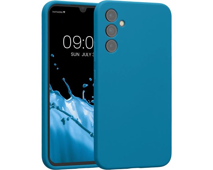 KWmobile Hard Rubber Case Θήκη Σιλικόνης (60807.224) Caribbean Blue (Samsung Galaxy A34 5G)