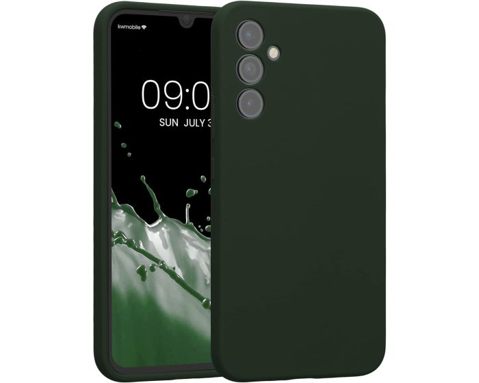 KWmobile Hard Rubber Case Θήκη Σιλικόνης (60807.118) Dark Green Matte (Samsung Galaxy A34 5G)