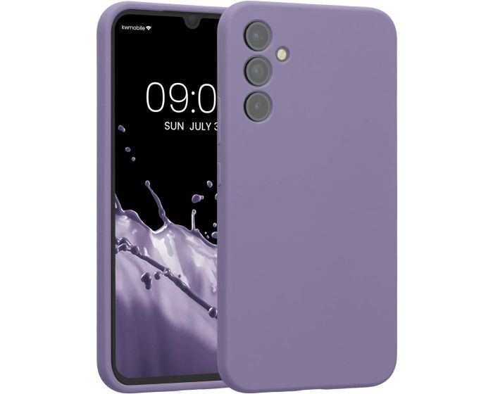 KWmobile Hard Rubber Case Θήκη Σιλικόνης (60807.222) Violet Purple (Samsung Galaxy A34 5G)