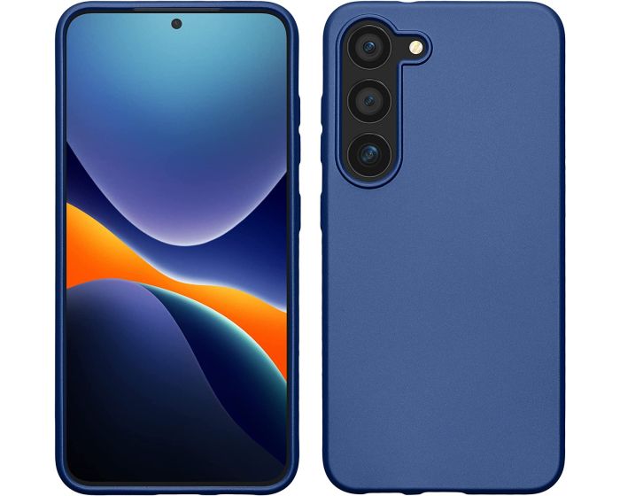 KWmobile TPU Silicone Case (60312.64) Metallic Blue (Samsung Galaxy S23)