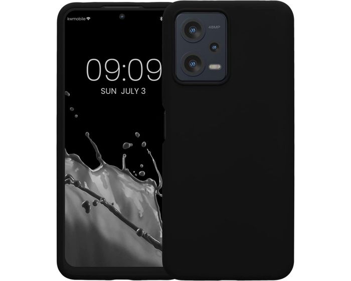KWmobile Hard Rubber Case Θήκη Σιλικόνης (60889.01) Black (Xiaomi Redmi Note 12 5G / Poco X5 5G)
