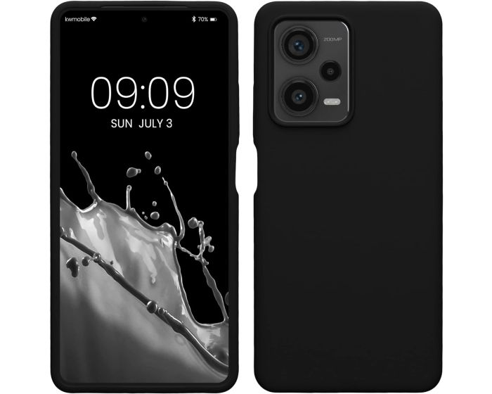 KWmobile Hard Rubber Case Θήκη Σιλικόνης (60691.01) Black (Xiaomi Redmi Note 12 Pro Plus)