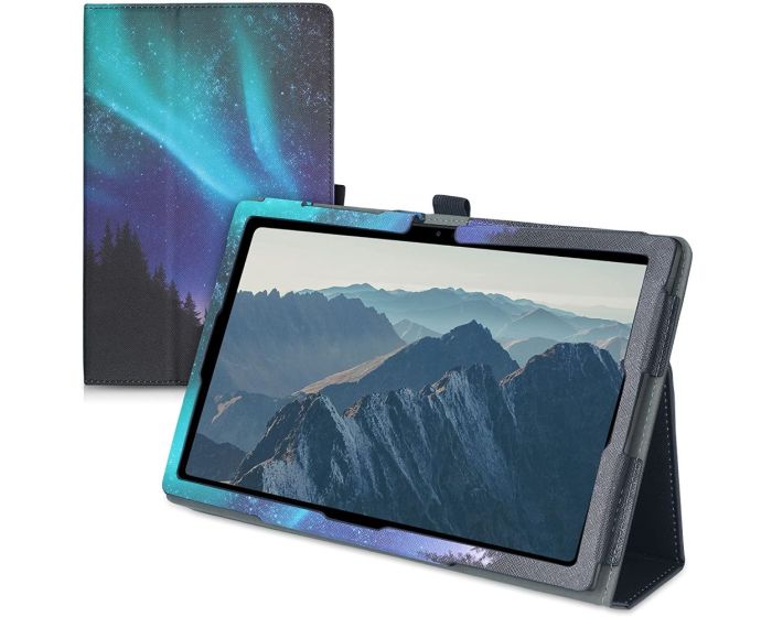 KWmobile Premium Slim Cover Case (53387.02) με δυνατότητα Stand - Polar Light Stag (Samsung Galaxy Tab A7 10.4 2020 / 2022)