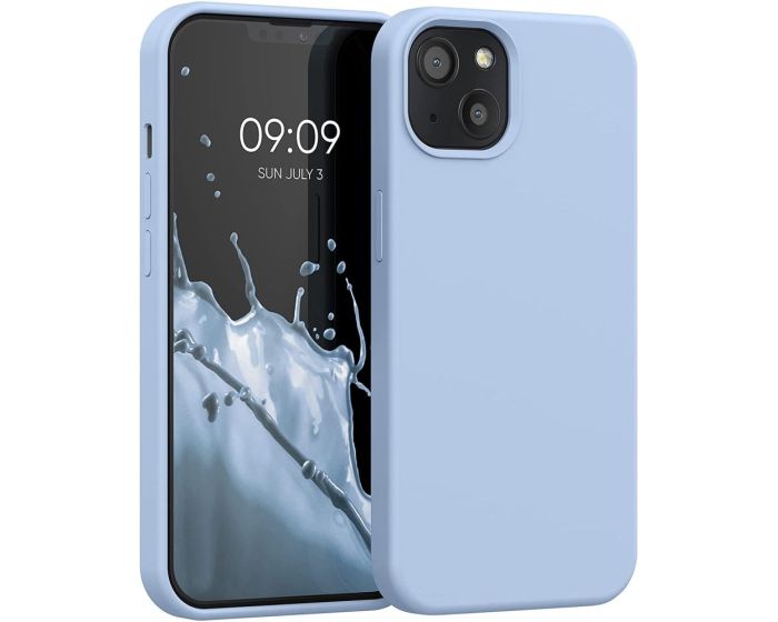 KWmobile Hard Rubber Case Θήκη Σιλικόνης (55878.58) Light Blue Matte (iPhone 13)