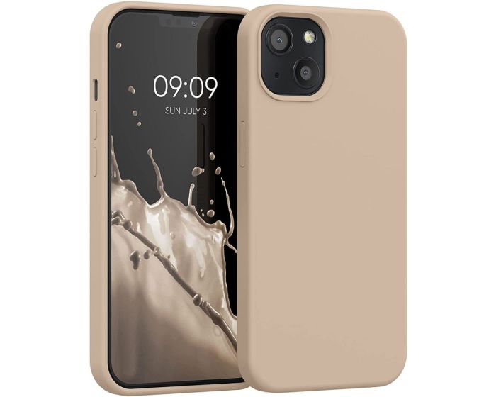 KWmobile Hard Rubber Case Θήκη Σιλικόνης (55878.154) Mother of Pearl (iPhone 13)