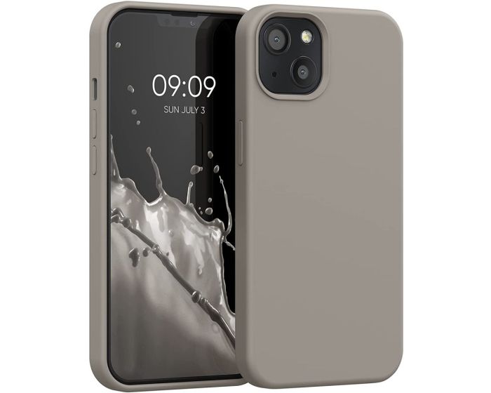 KWmobile Hard Rubber Case Θήκη Σιλικόνης (55878.43) Taupe (iPhone 13)