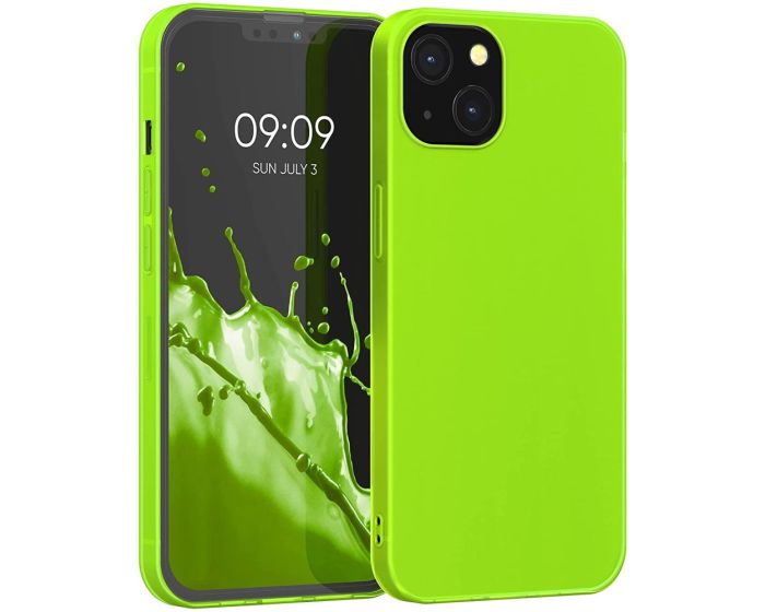 KWmobile TPU Silicone Case (55943.75) Neon Yellow (iPhone 13)