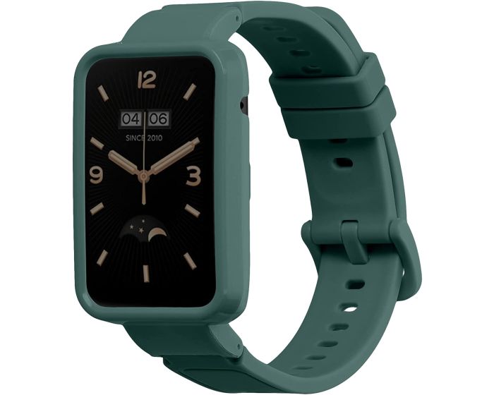 KWmobile Silicone Watch Strap (60443.80) Λουράκι Σιλικόνης Dark Green (Xiaomi Mi Band 7 Pro)