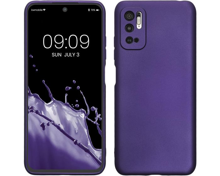 KWmobile TPU Silicone Case (54949.241) Metallic Blue Purple (Xiaomi Poco M3 Pro 5G / Redmi Note 10 5G)