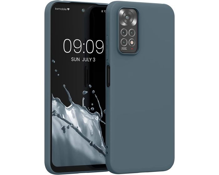 KWmobile TPU Silicone Case (57368.202) Dark Slate (Xiaomi Redmi Note 11 / 11S 4G)