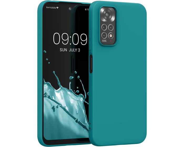 KWmobile TPU Silicone Case (57368.57) Teal Matte (Xiaomi Redmi Note 11 / 11S 4G)