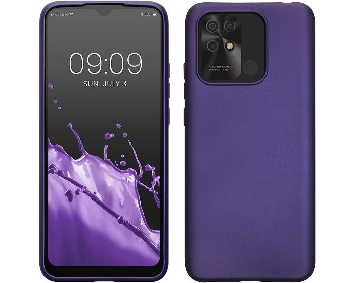 KWmobile TPU Silicone Case (59232.241) Metallic Blue Violet (Xiaomi Redmi 10C)