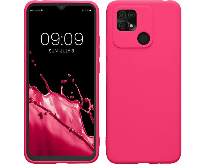 KWmobile TPU Silicone Case (59231.77) Neon Pink (Xiaomi Redmi 10C)