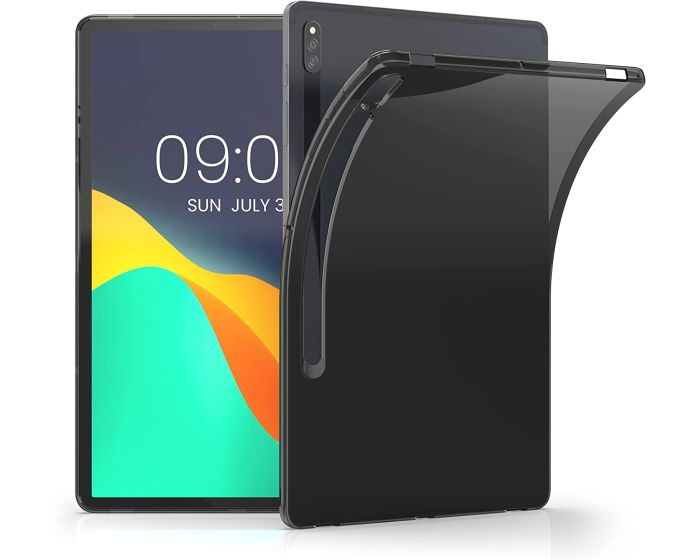 KWmobile TPU Clear Silicone Case Θήκη Σιλικόνης (52921.01) Μαύρο / Διάφανη (Samsung Galaxy Tab S7 Plus 12.4 / S8 Plus 12.4)