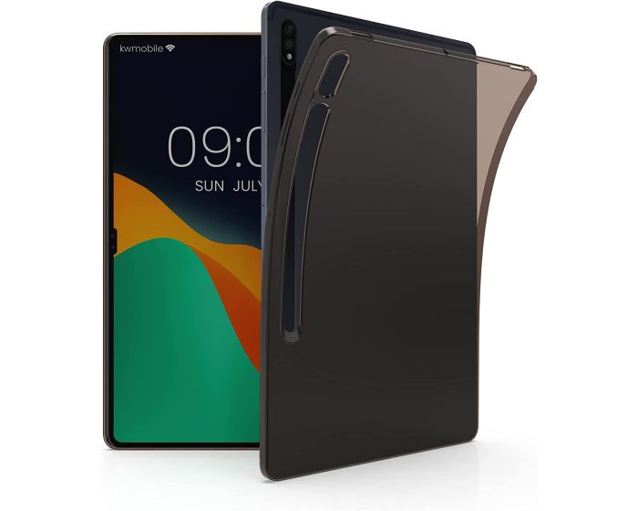 KWmobile TPU Clear Silicone Case Θήκη Σιλικόνης (57132.01) Μαύρο / Διάφανο (Samsung Galaxy Tab S8 Plus 12.4)