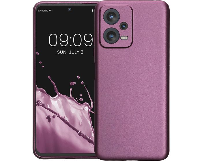 KWmobile TPU Silicone Case (60888.230) Metallic Lavender (Xiaomi Redmi Note 12 5G / Poco X5 5G)