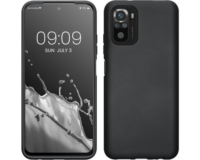 KWmobile TPU Silicone Case (54542.232) Metallic Grey (Xiaomi Redmi Note 10 / 10S / Poco M5s)