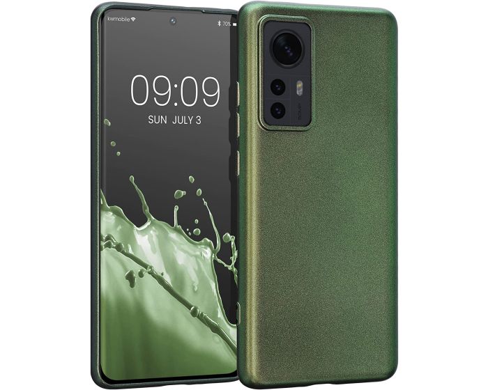 KWmobile TPU Silicone Case (56238.233) Premium Metallic Forest Green (Xiaomi 12 / 12X)
