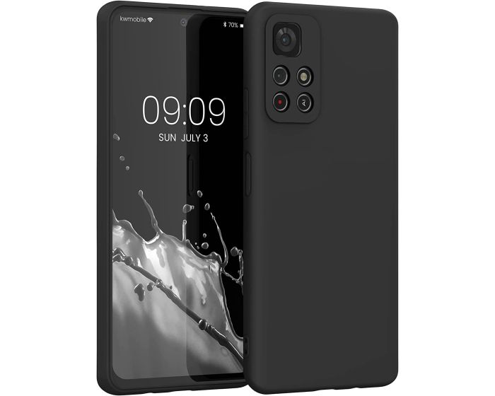 KWmobile TPU Silicone Case (57024.01) Black (Xiaomi Poco M4 Pro 5G / Redmi Note 11T 5G / 11S 5G)