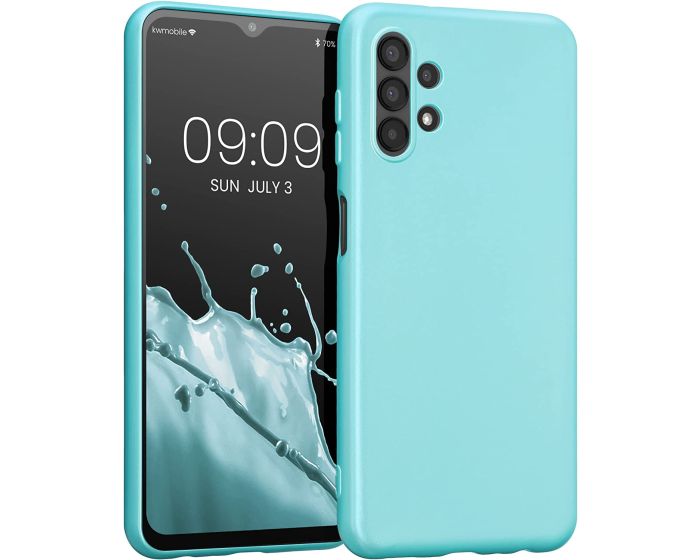 KWmobile TPU Silicone Case (58021.231) Metallic Mint Green (Samsung Galaxy A13 4G)