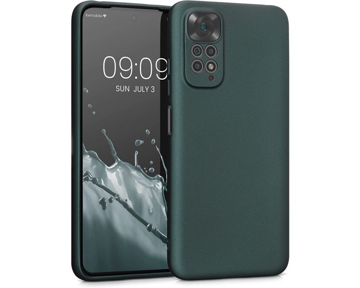 KWmobile TPU Silicone Case (58651.14) Metallic Teal (Xiaomi Redmi Note 11 / 11S 4G)