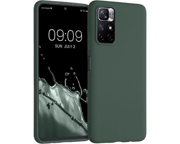 KWmobile TPU Silicone Case (56674.169) Moss Green (Xiaomi Poco M4 Pro 5G / Redmi Note 11 5G)