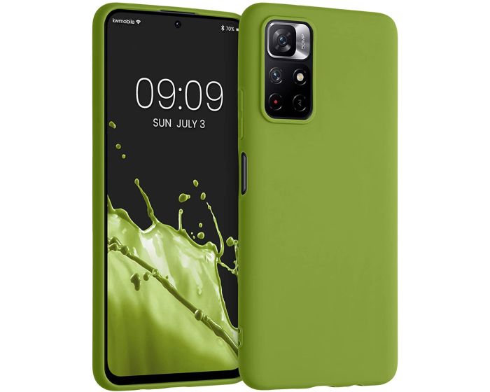KWmobile TPU Silicone Case (56674.220) Green Peppercorn (Xiaomi Poco M4 Pro 5G / Redmi Note 11 5G)