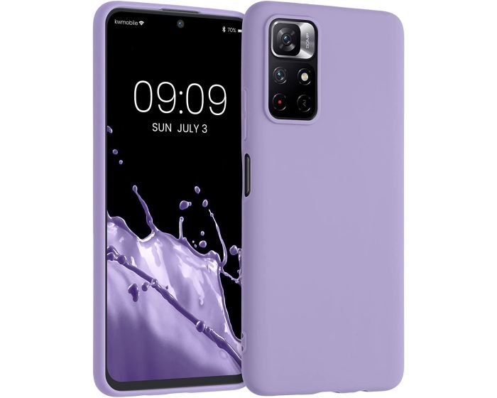 KWmobile TPU Silicone Case (56674.222) Violet Purple (Xiaomi Poco M4 Pro 5G / Redmi Note 11 5G)