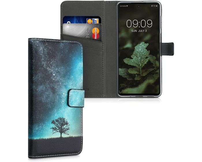 KWmobile Θήκη Πορτοφόλι Wallet Case (56351.02) Cosmic Nature (Samsung Galaxy M52 5G)