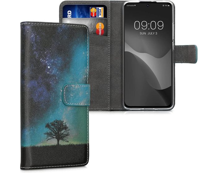 KWmobile Θήκη Πορτοφόλι Wallet Case (56717.01) Cosmic Nature (Xiaomi 12 / 12X)