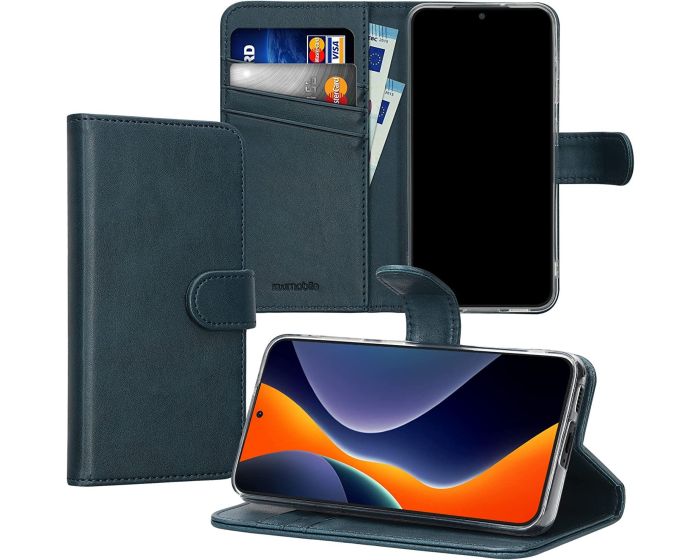 KWmobile Wallet Case (60454.78) Θήκη Πορτοφόλι με δυνατότητα Stand‏ Petrol (Samsung Galaxy S23 Plus)