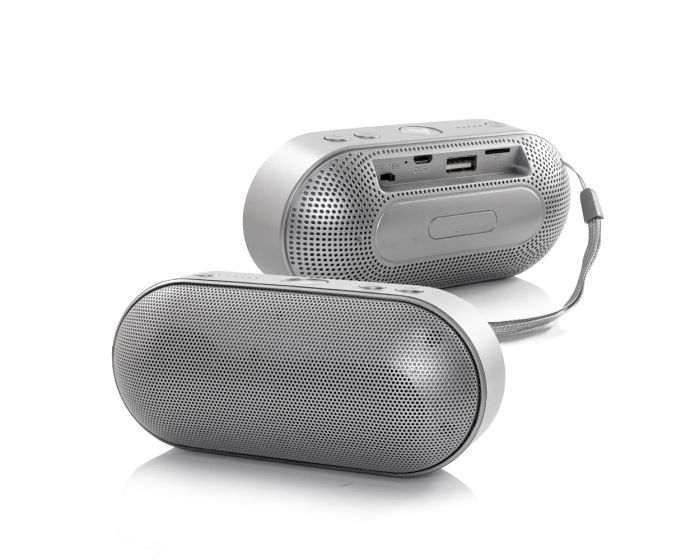 L6 Bluetooth Speaker V3.0 + EDR 3W Ασύρματο Ηχείο - Silver