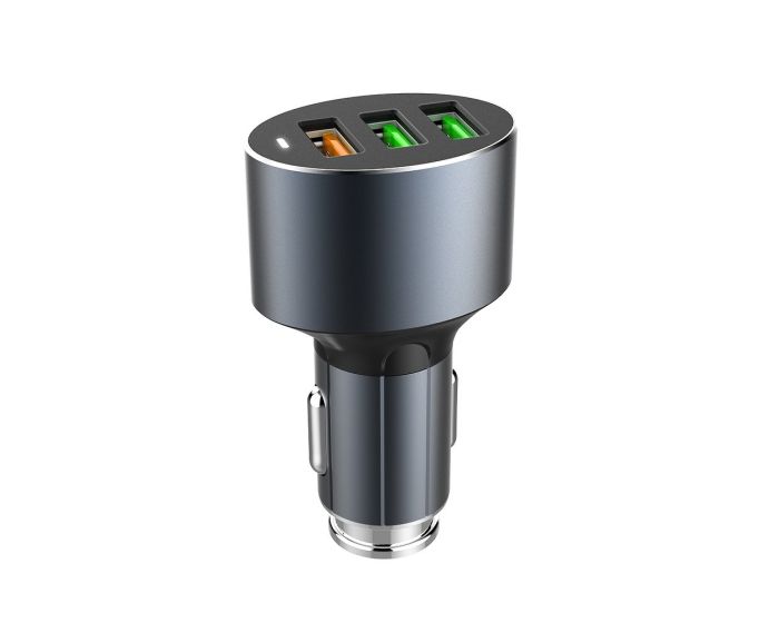 LDNIO C703Q Car Charger QC 3.0 with Triple USB Socket 3A + Micro USB Cable