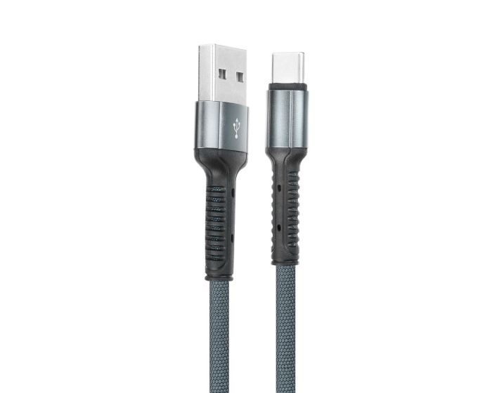 LDNIO LS63 Ultra Fast Καλώδιο Φόρτισης και Μεταφοράς Δεδομένων 2.4A USB Type C 1m
