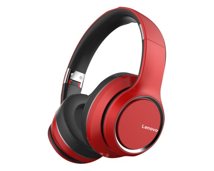 Lenovo HD200 Wireless Bluetooth Headphones Ασύρματα Ακουστικά - Red