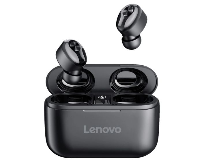 Lenovo HT18 TWS Wireless Bluetooth Earbuds with Charging Box - Black