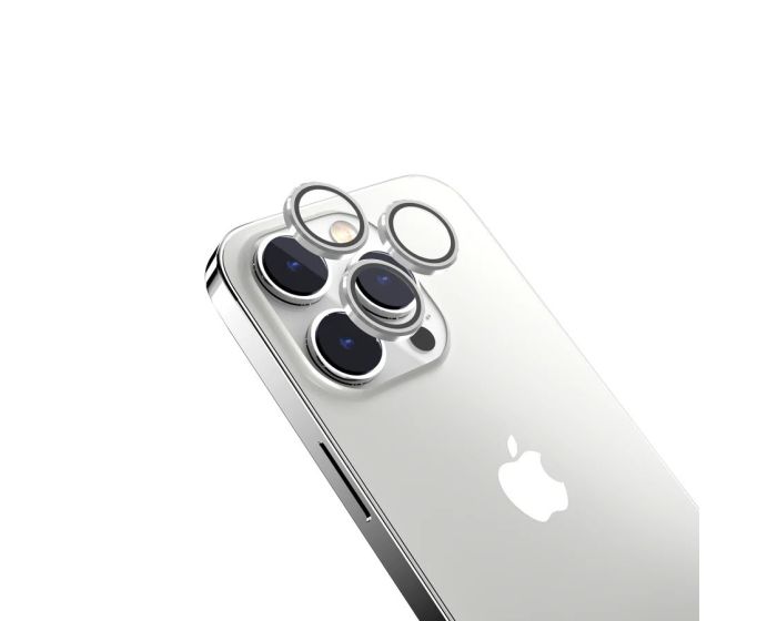SwitchEasy LenzGuard Sapphire Lens Protector (MPH61P029SV22) Προστασία Κάμερας Silver (iPhone 14 Pro / 14 Pro Max)