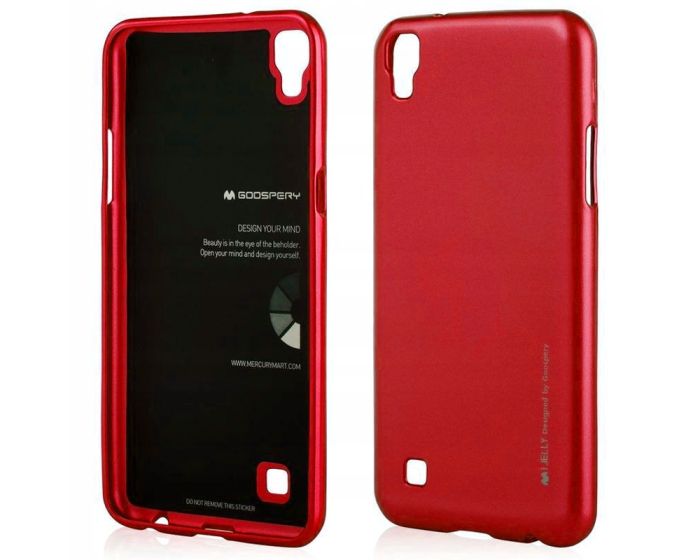 Mercury i-Jelly Slim Fit Case Θήκη Σιλικόνης Red (LG X Power)