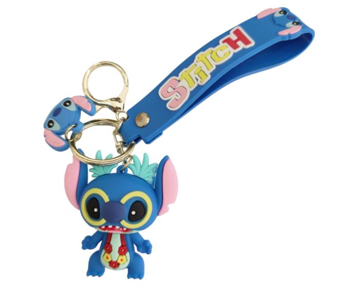 BEST FOR Lilo & Stitch 3D Rubber Keychain Μπρελόκ - Luau