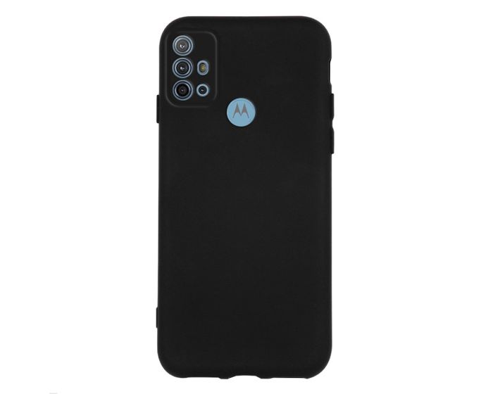Θήκη Σιλικόνης Slim Fit Liquid Silicone Case Black (Motorola Moto G10 / G20 / G30)