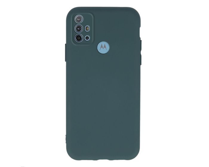 Θήκη Σιλικόνης Slim Fit Liquid Silicone Case Forest Green (Motorola Moto G10 / G20 / G30)