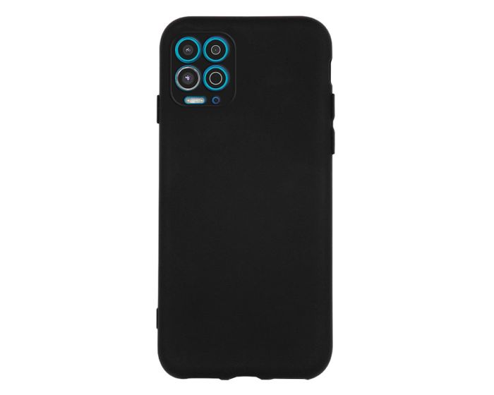 Θήκη Σιλικόνης Slim Fit Liquid Silicone Case Black (Motorola Moto G100)