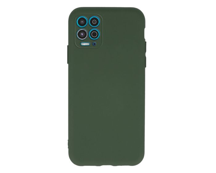 Θήκη Σιλικόνης Slim Fit Liquid Silicone Case Forest Green (Motorola Moto G100)