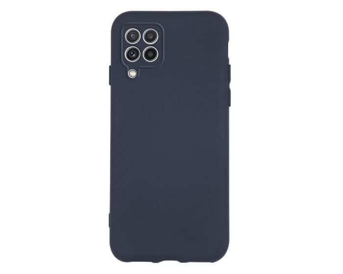 Θήκη Σιλικόνης Slim Fit Liquid Silicone Case Dark Blue (Samsung Galaxy A12 / M12)
